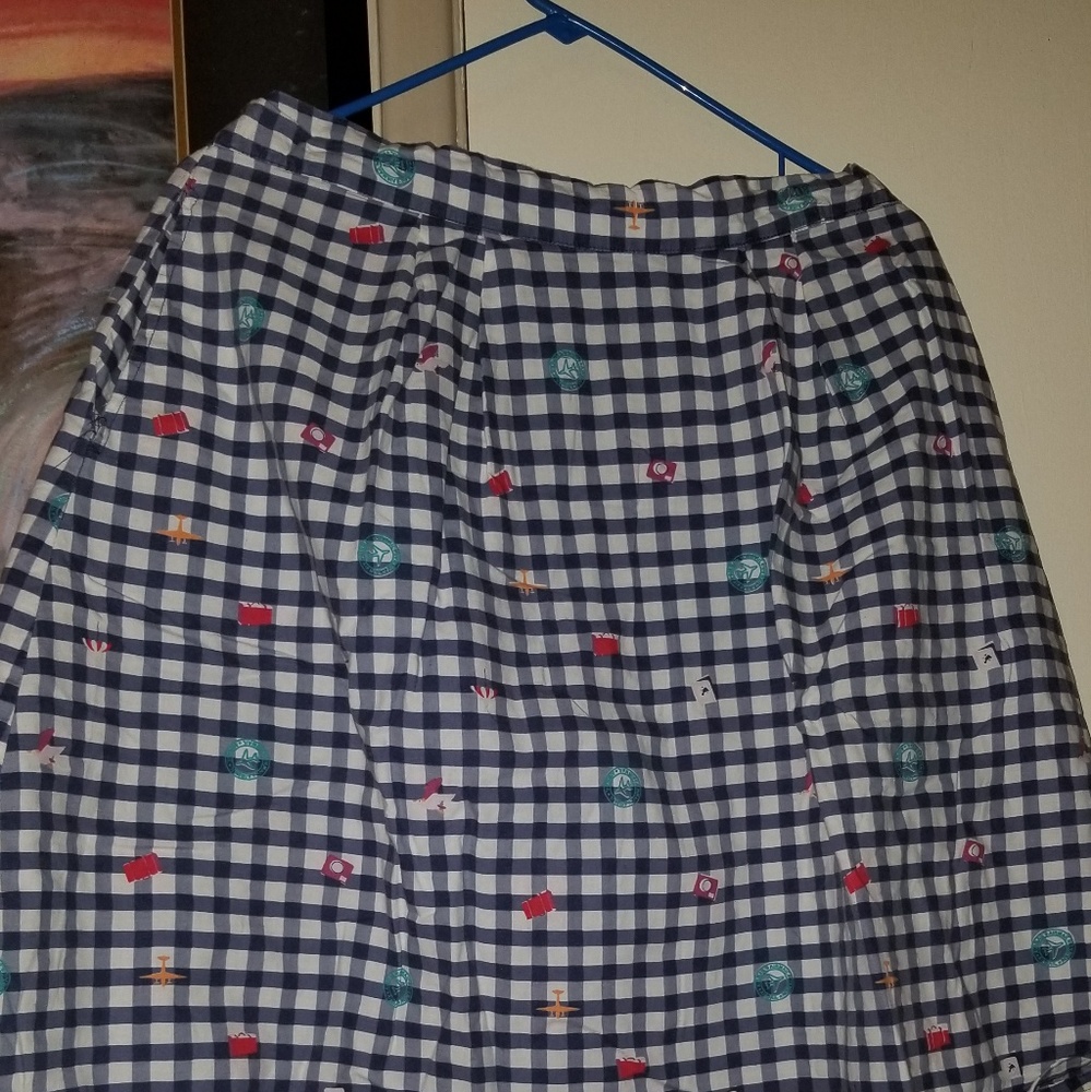 YUMI Travel Gingham Skirt 